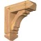 Ekena Millwork Merced Arts and Crafts Smooth Bracket w/ Offset Brace, Western Red Cedar, 5 1/2"W x 16"D x 16"H BKT0604X16X16MRC03SWR - alternate 1